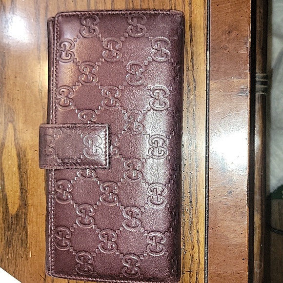 Authentic Gucci Continental Flap Wallet Guccissma Leather long wallet - Picture 3 of 12